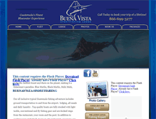 Tablet Screenshot of buenavistasportfishing.com